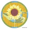 Southwest Sunflower Paper Tableware Digital Art