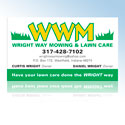 Wright Way Mowing Logo & Business Identity